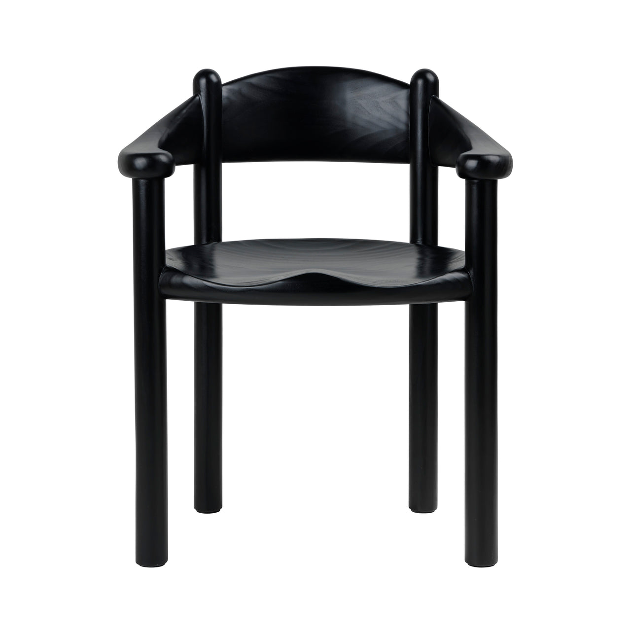Daumiller Dining Armchair: Black Pine