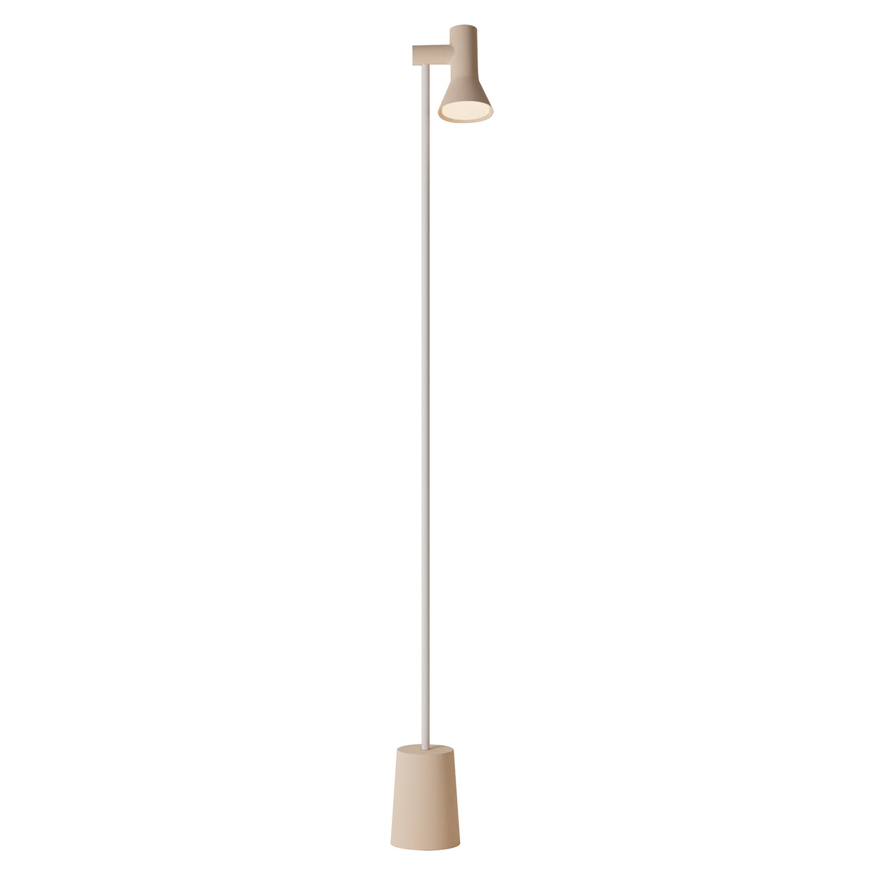 Gallery Floor Light: Peach + White