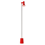 Gallery Floor Light: Poppy + Chrome