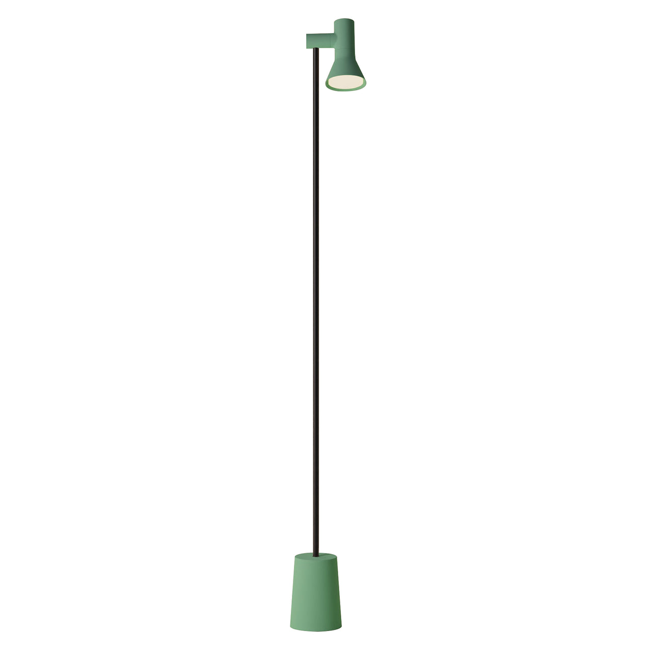 Gallery Floor Light: Sage + Black