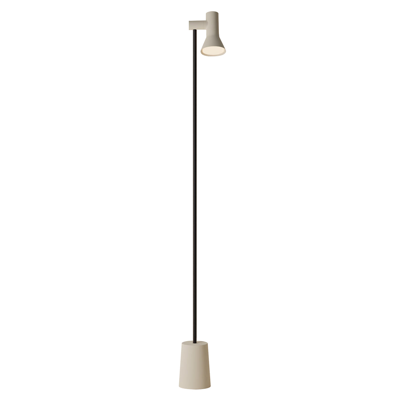Gallery Floor Light: Sand + Black