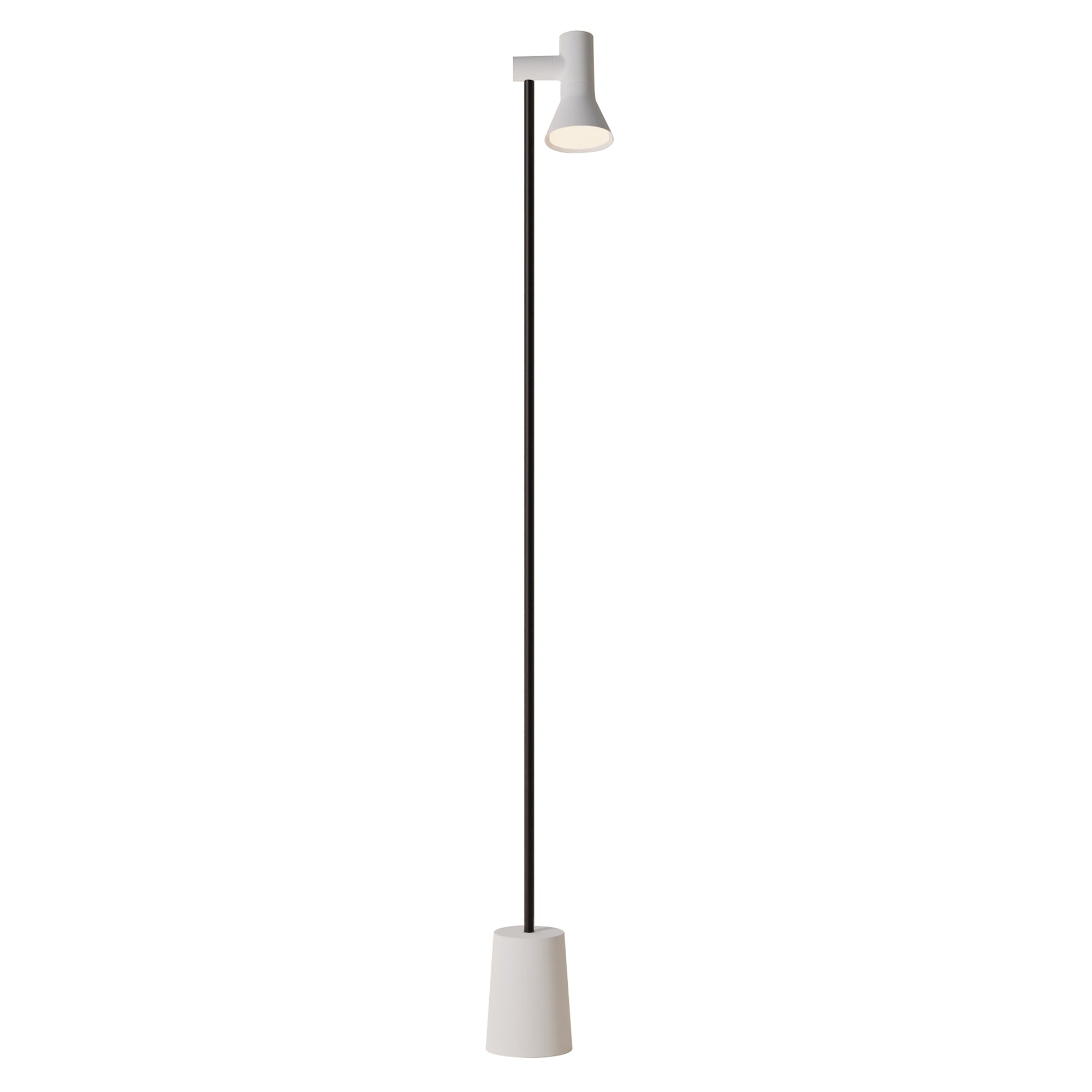 Gallery Floor Light: Snow + Black