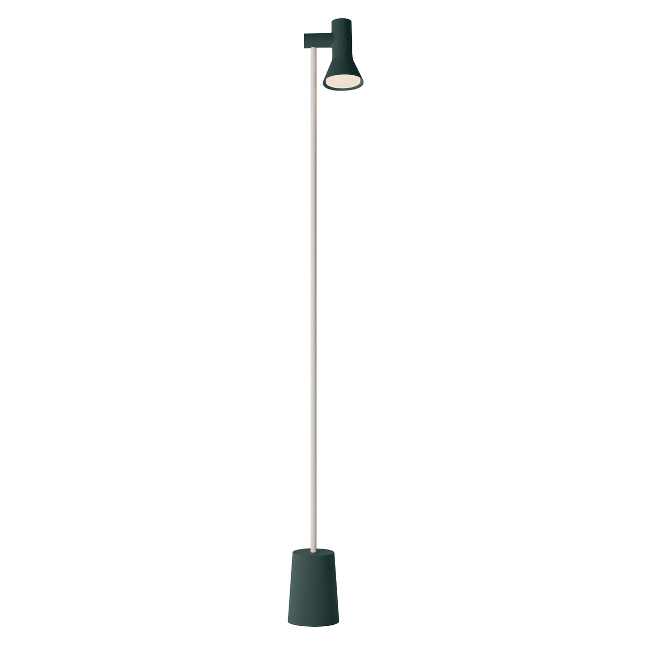 Gallery Floor Light: Spruce + White