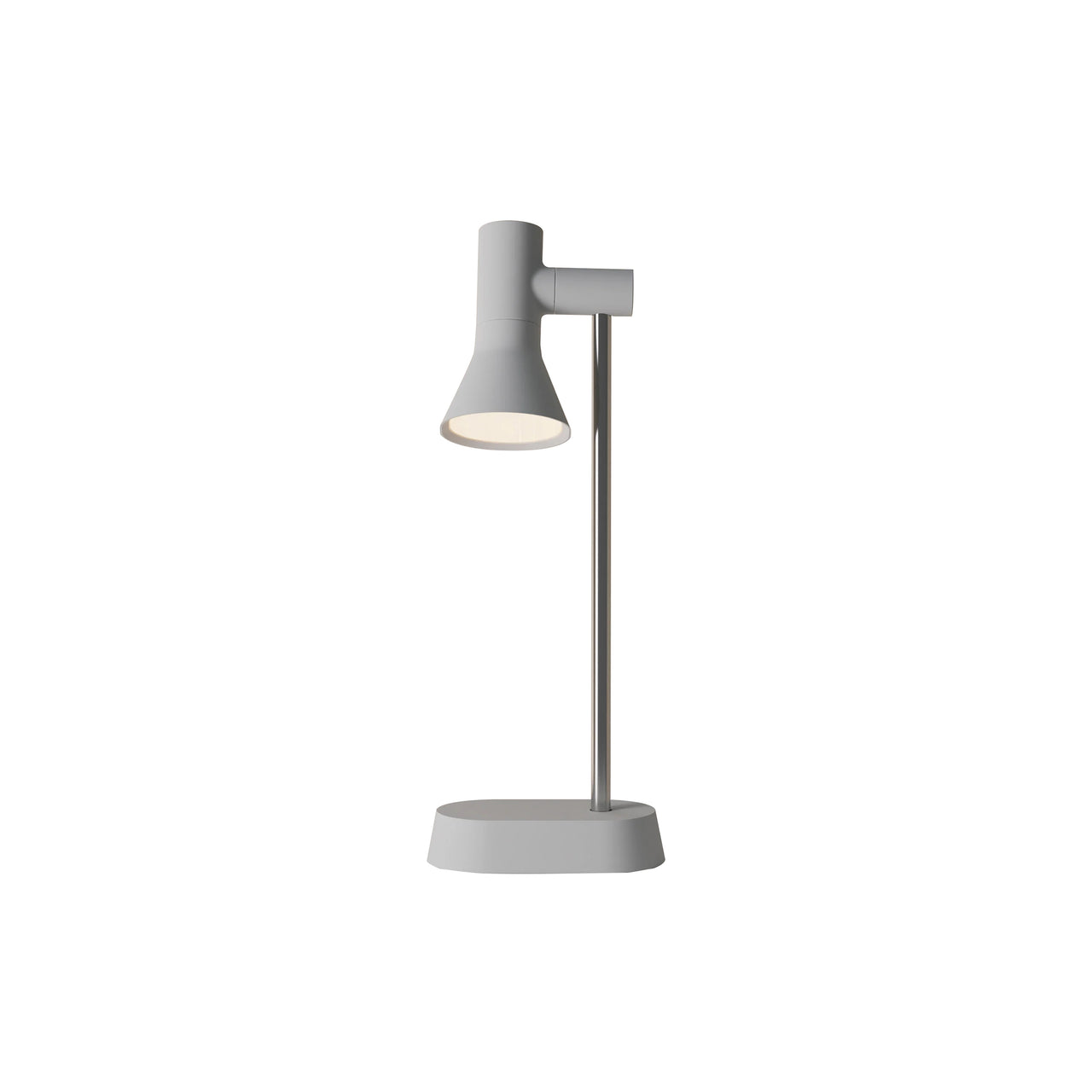 Gallery Task Light: Mist + Chrome