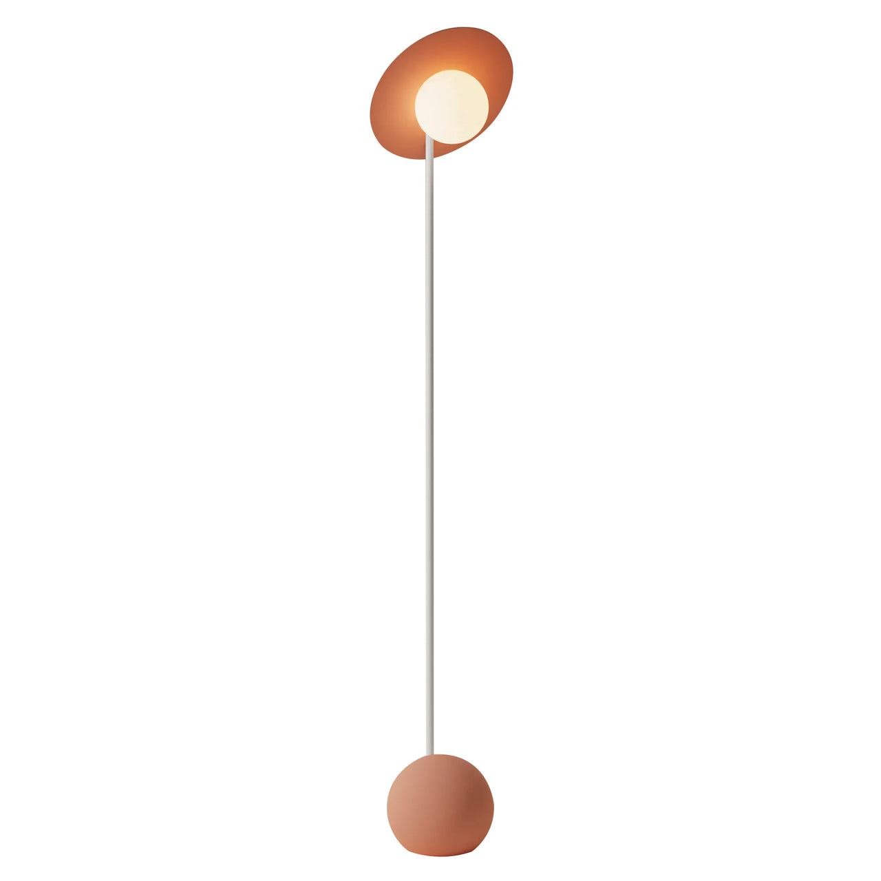 Noah Floor Light: Blossom + White