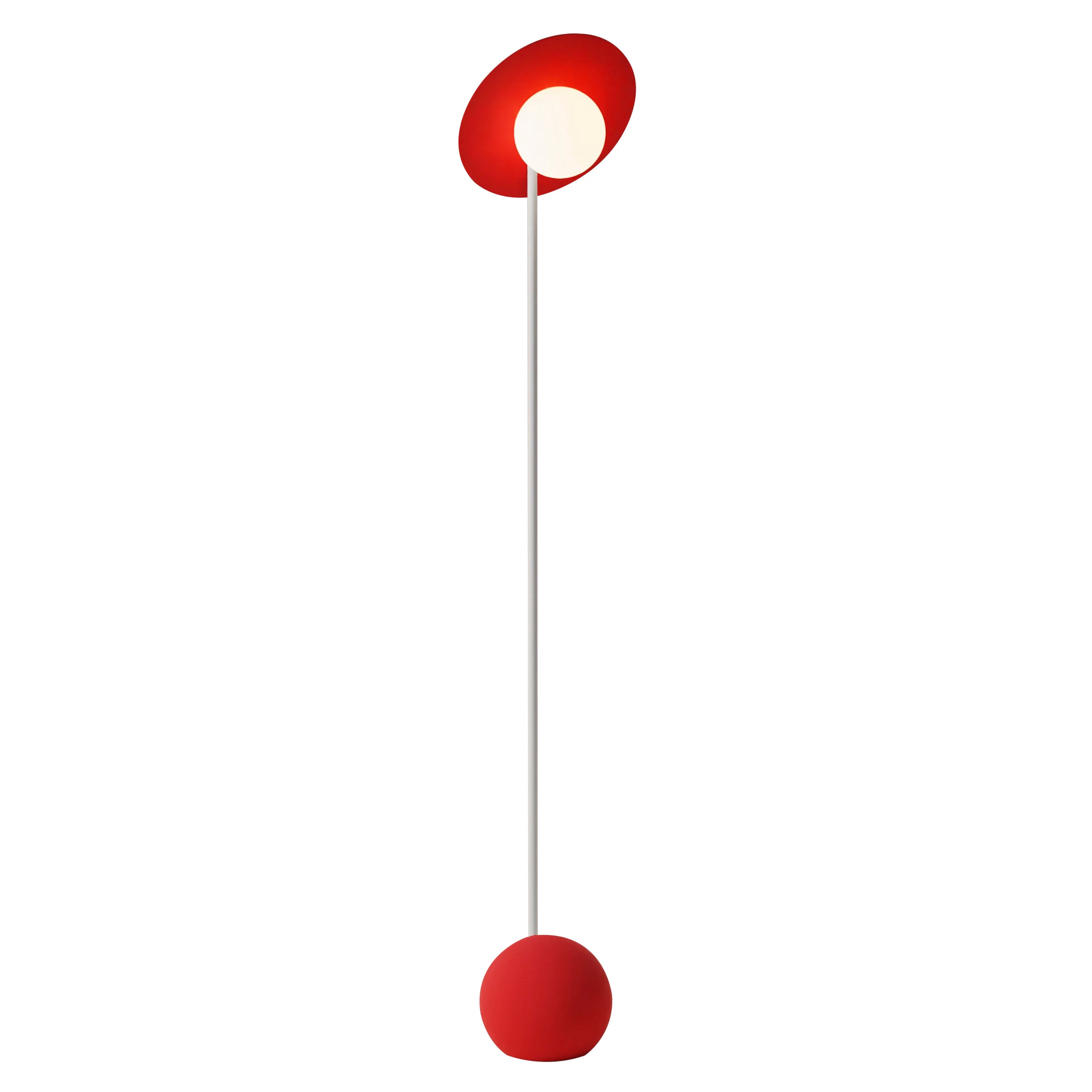 Noah Floor Light: Canyon + White