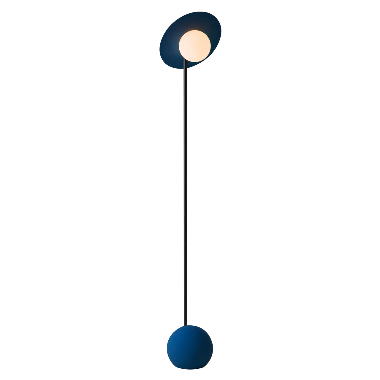Noah Floor Light: Midnight + Black