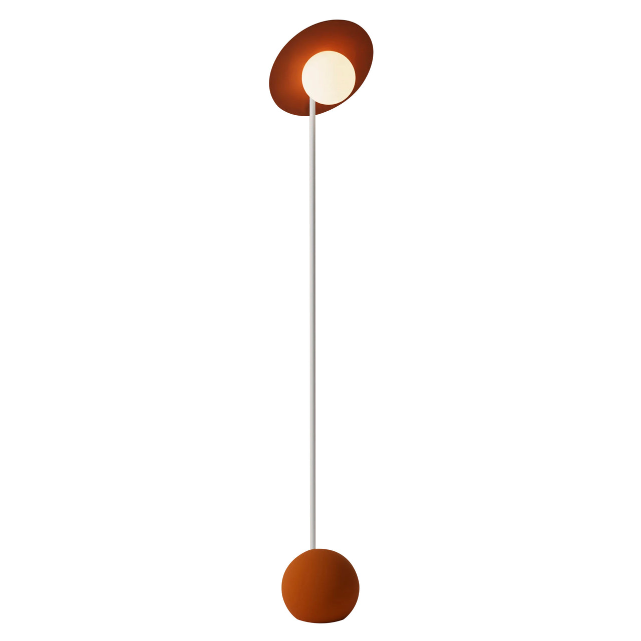 Noah Floor Light: Sedona + White