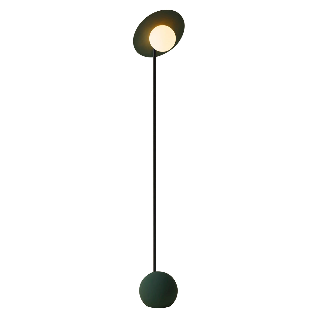 Noah Floor Light: Spruce + Black