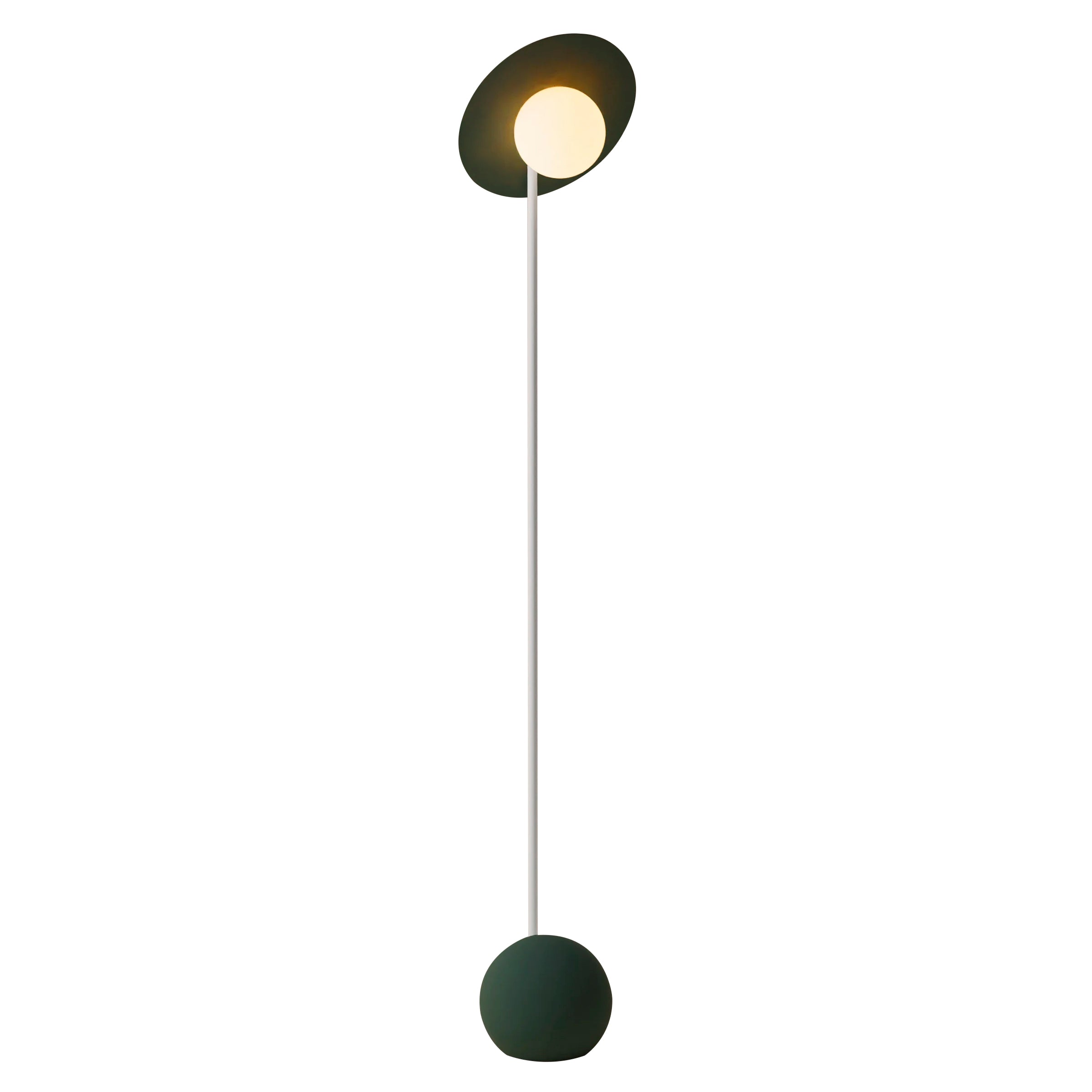 Noah Floor Light: Spruce + White