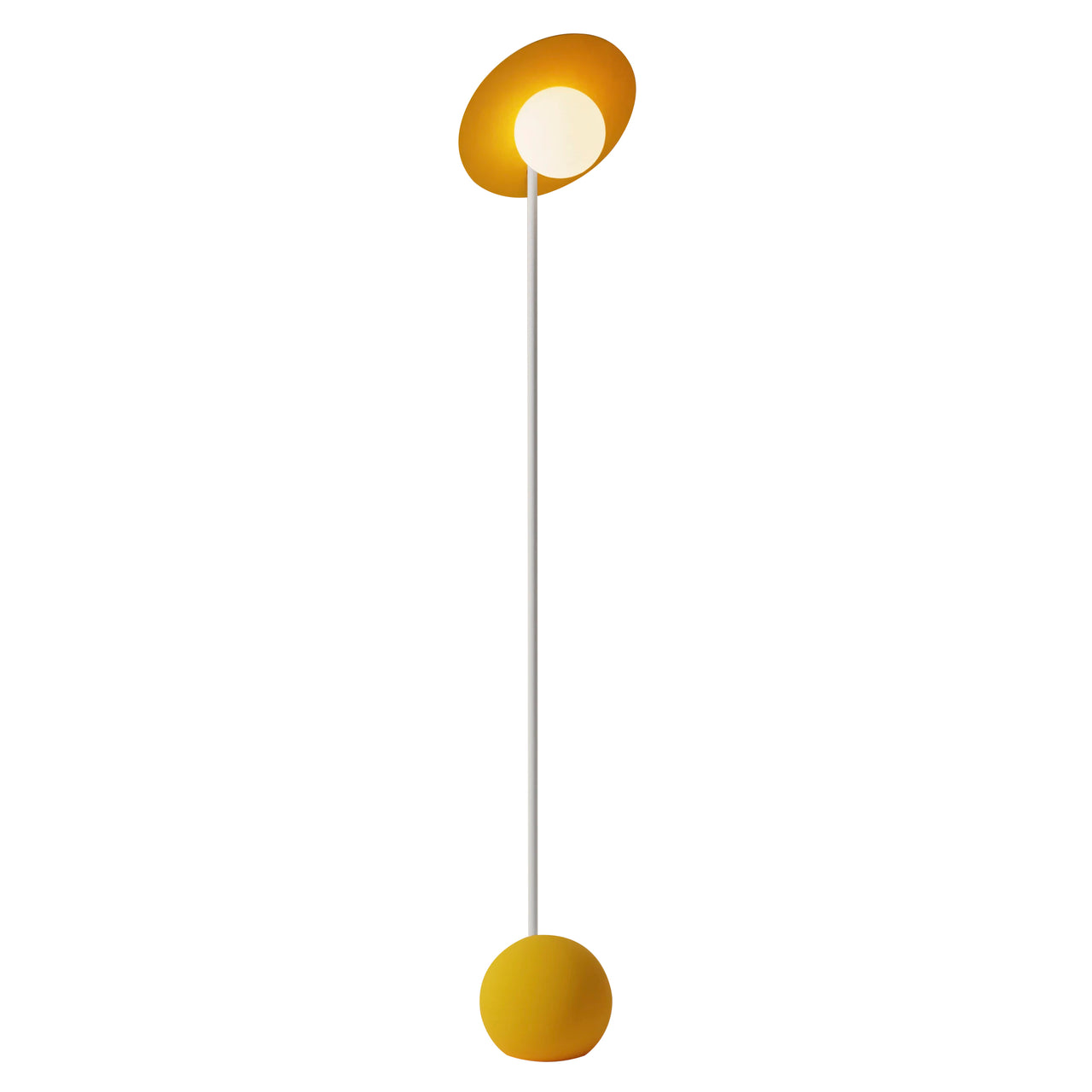 Noah Floor Light: Sunrise + White