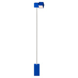 Analog Floor Light: Cobalt + White