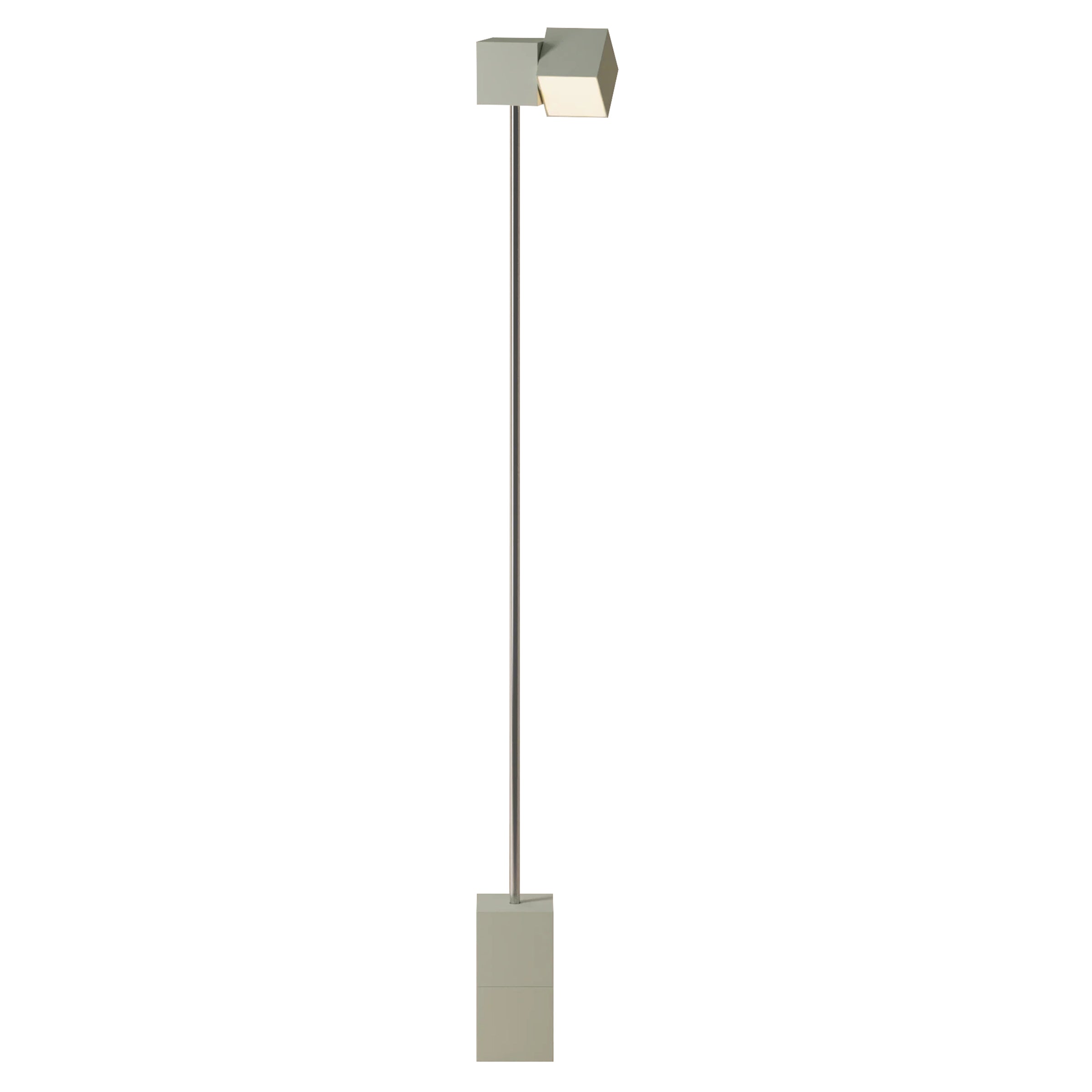 Analog Floor Light: Meadow + Chrome
