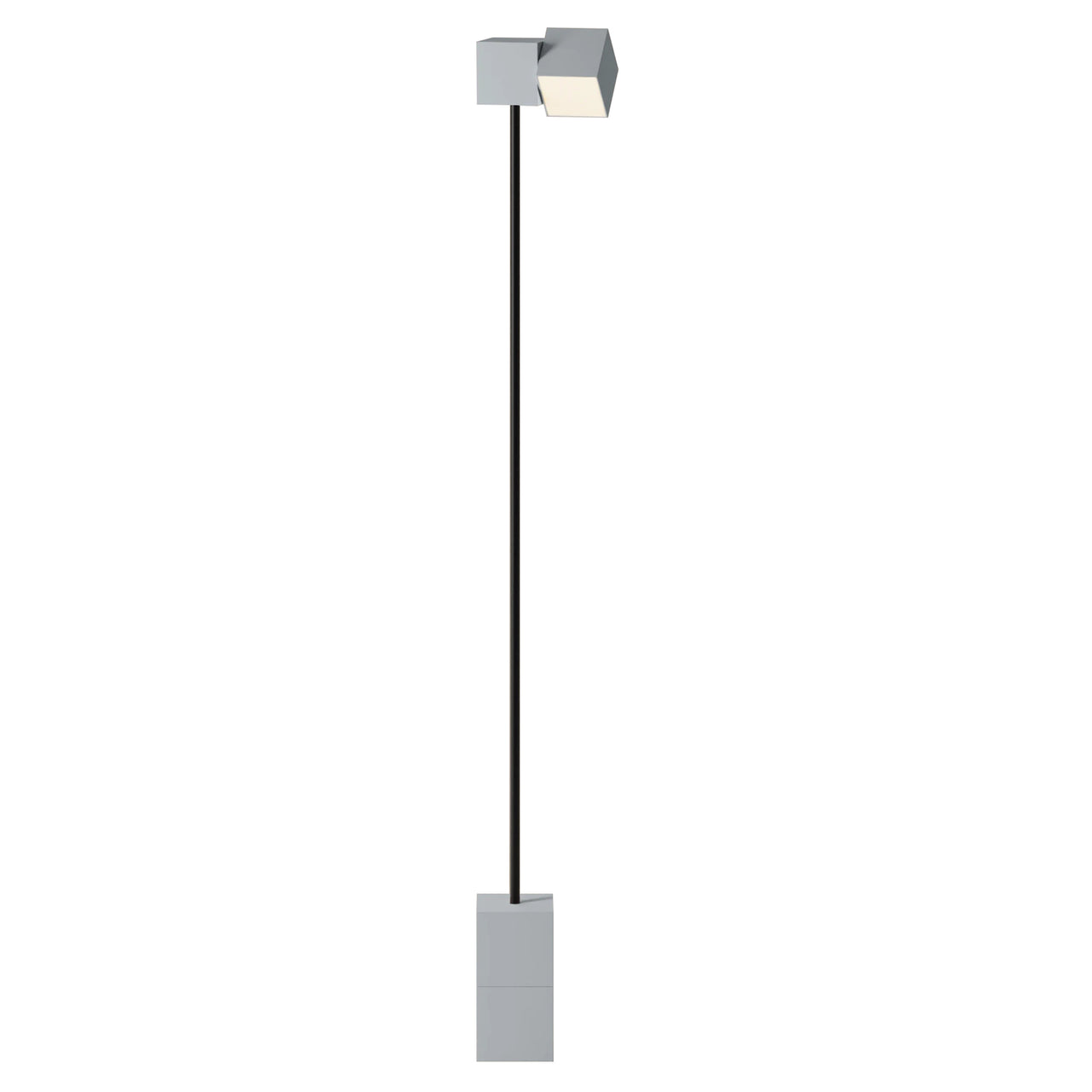 Analog Floor Light: Mist + Black