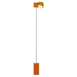Analog Floor Light: Persimmon + White