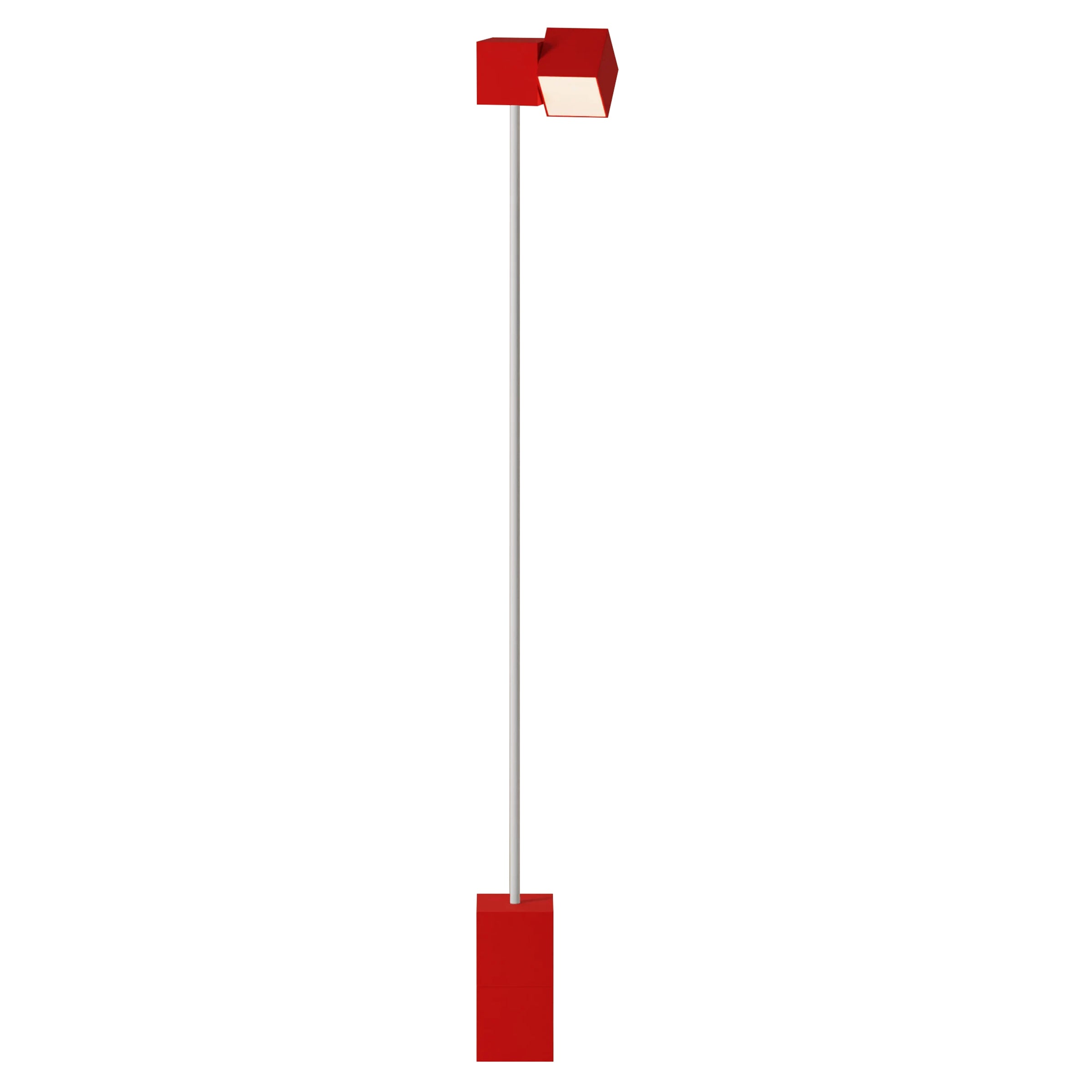 Analog Floor Light: Poppy + White