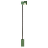 Analog Floor Light: Sage + Chrome