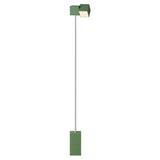 Analog Floor Light: Sage + White