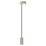Analog Floor Light: Sand + Black