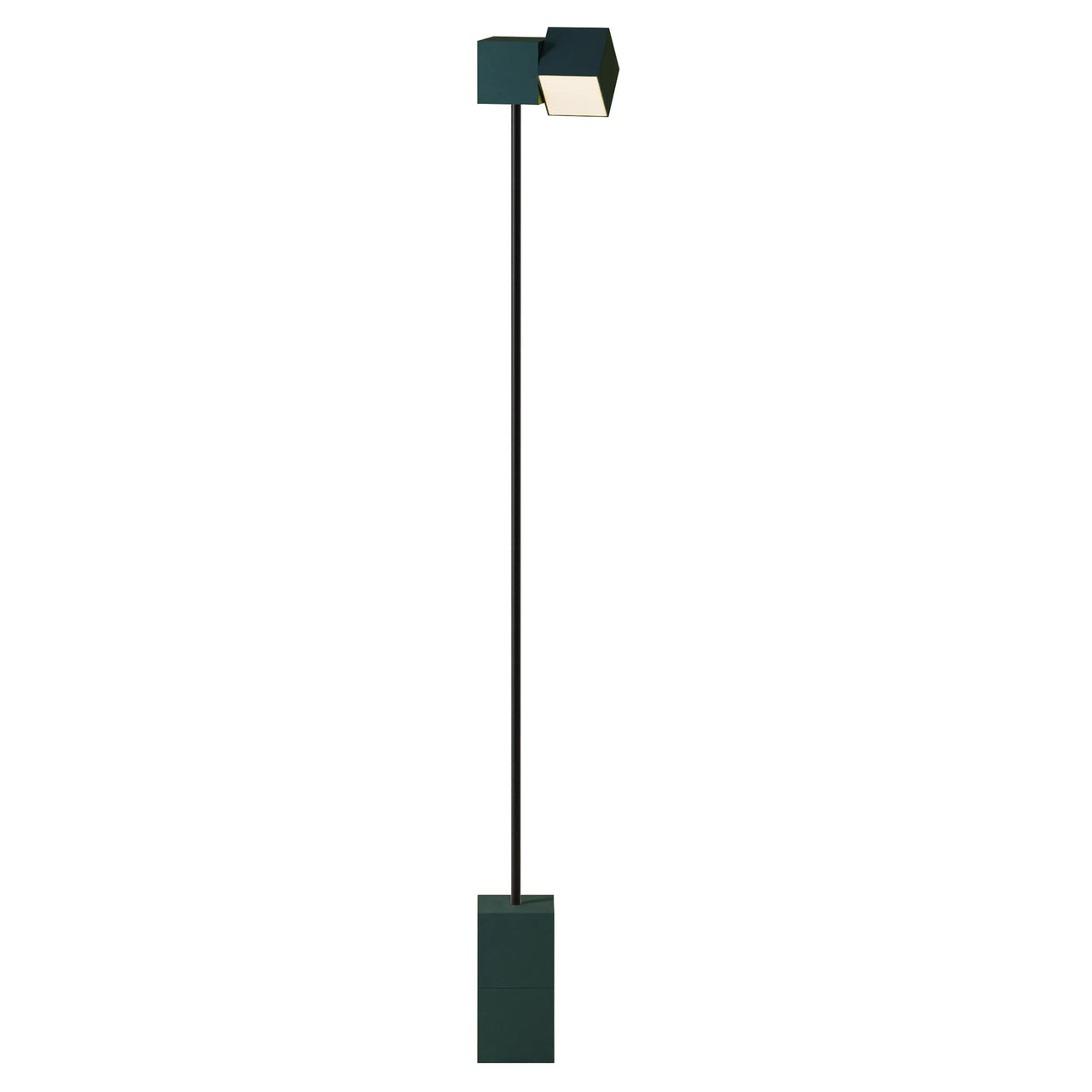 Analog Floor Light: Spruce + Black