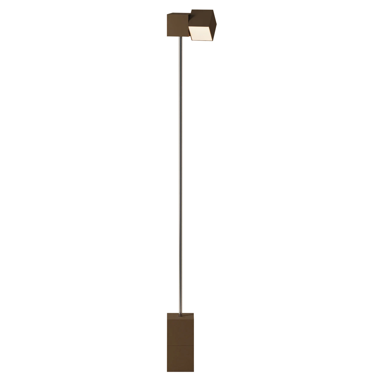 Analog Floor Light: Walnut + Chrome