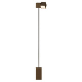 Analog Floor Light: Walnut + Chrome