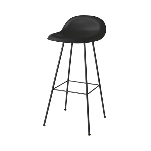 3D Bar + Counter Stool: Hirek Shell + Center Base + Bar + Black