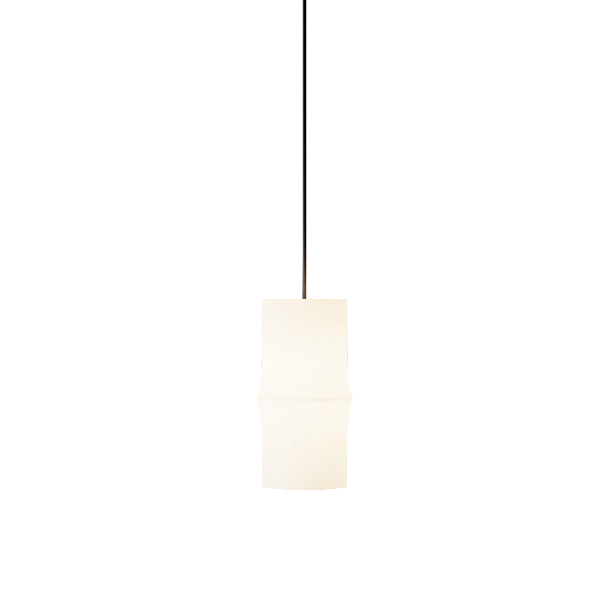 Bamboo Pendant Light: Low + Black