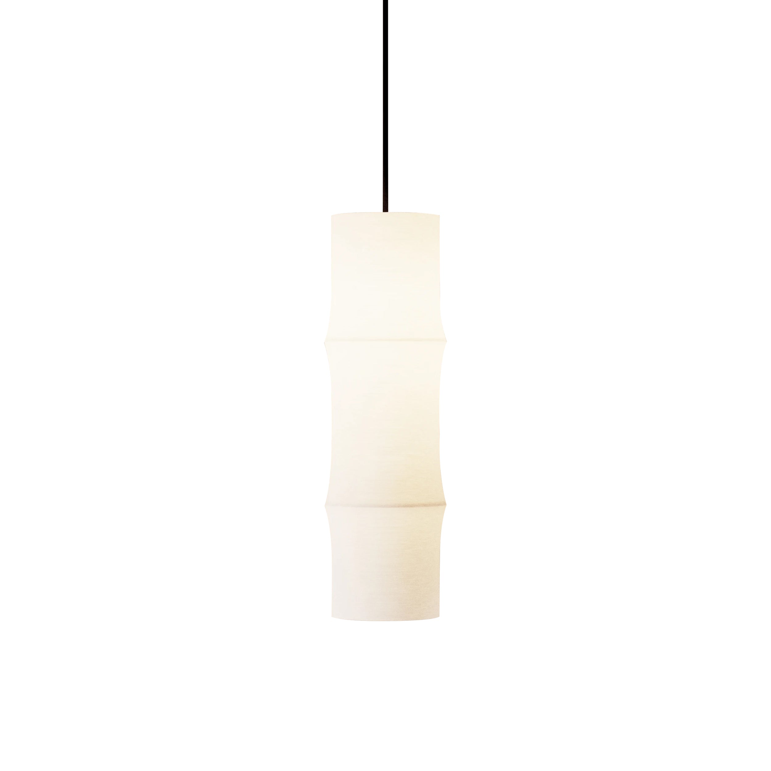 Bamboo Pendant Light: Medium + Black