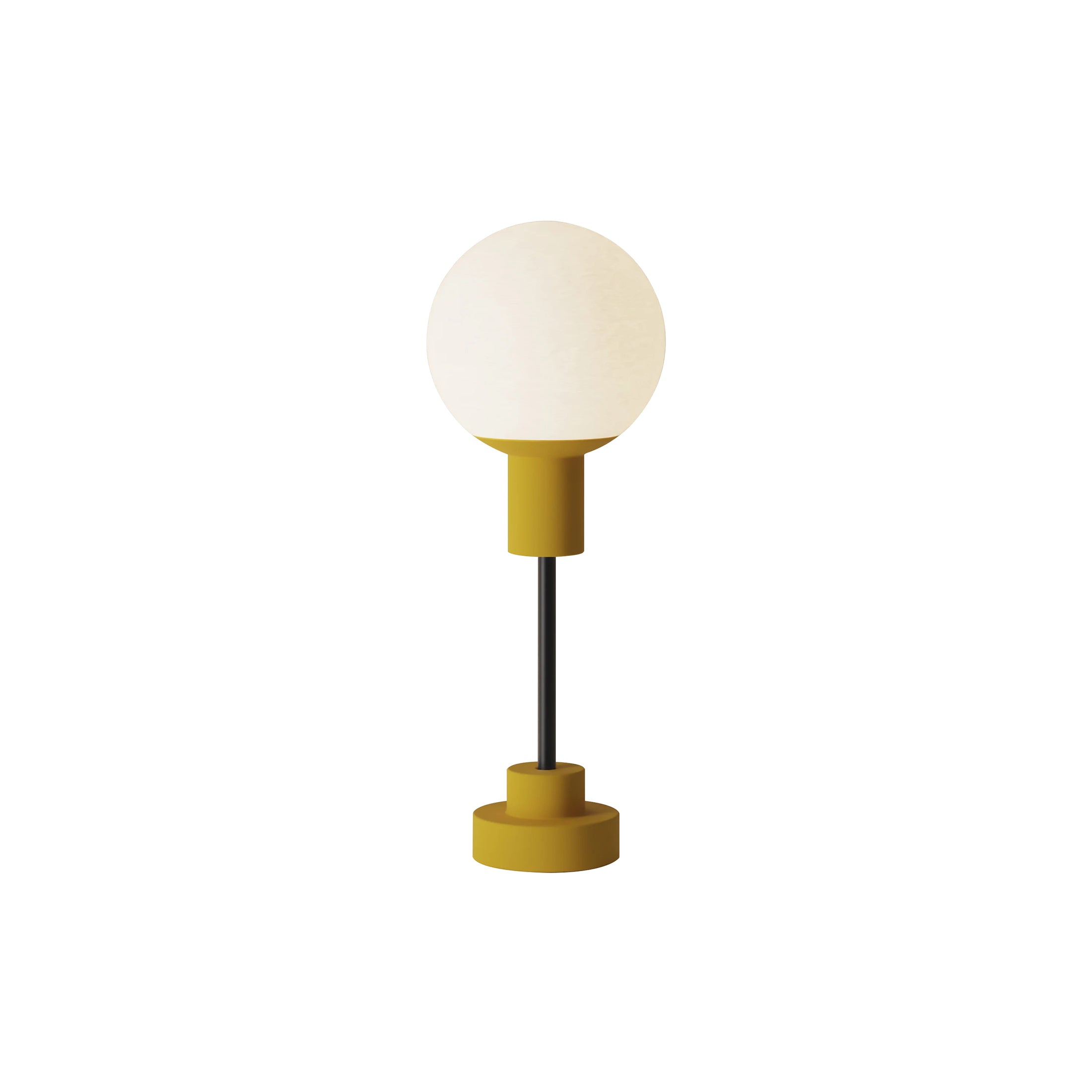 Rossi Table Light: Mustard + Black