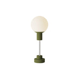 Rossi Table Light: Olive + White