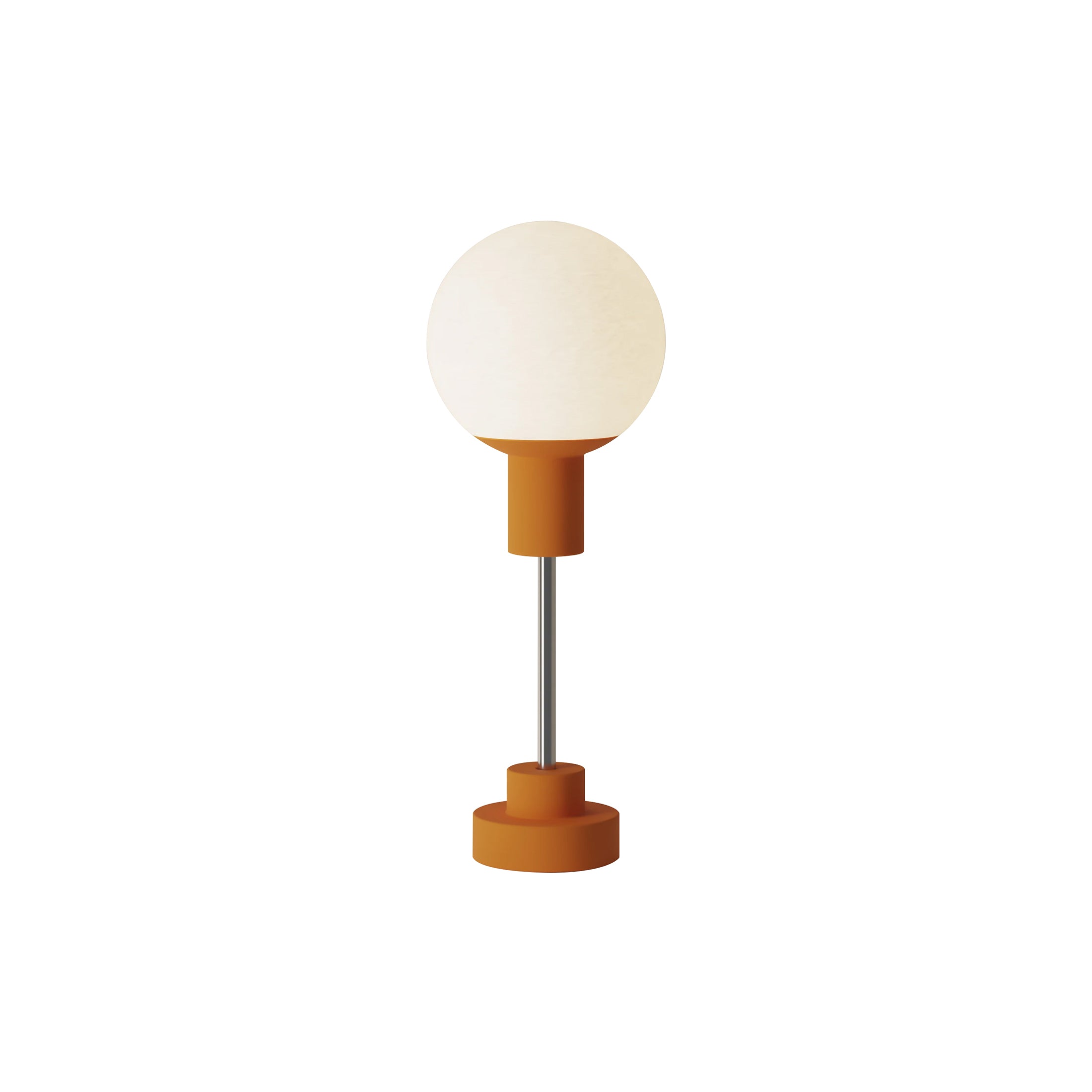 Rossi Table Light: Persimmon + Chrome