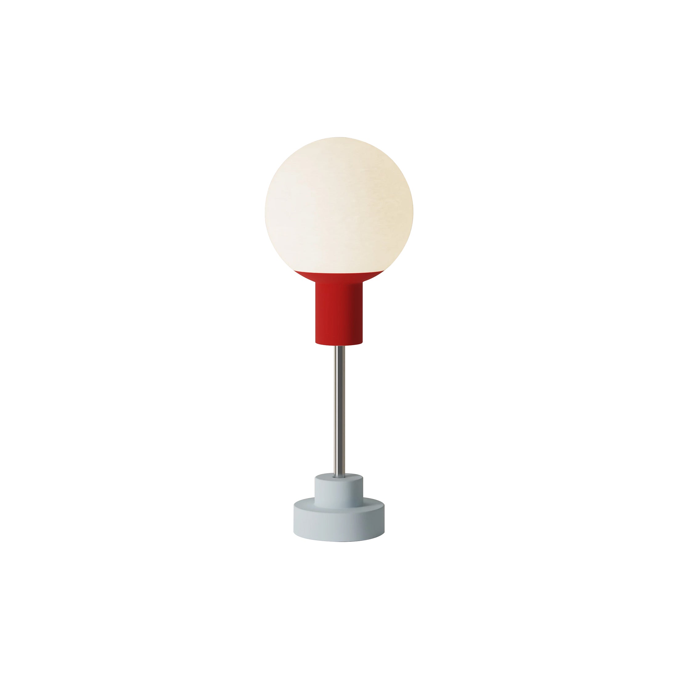 Rossi Table Light: Poppy + Lilac + Chrome