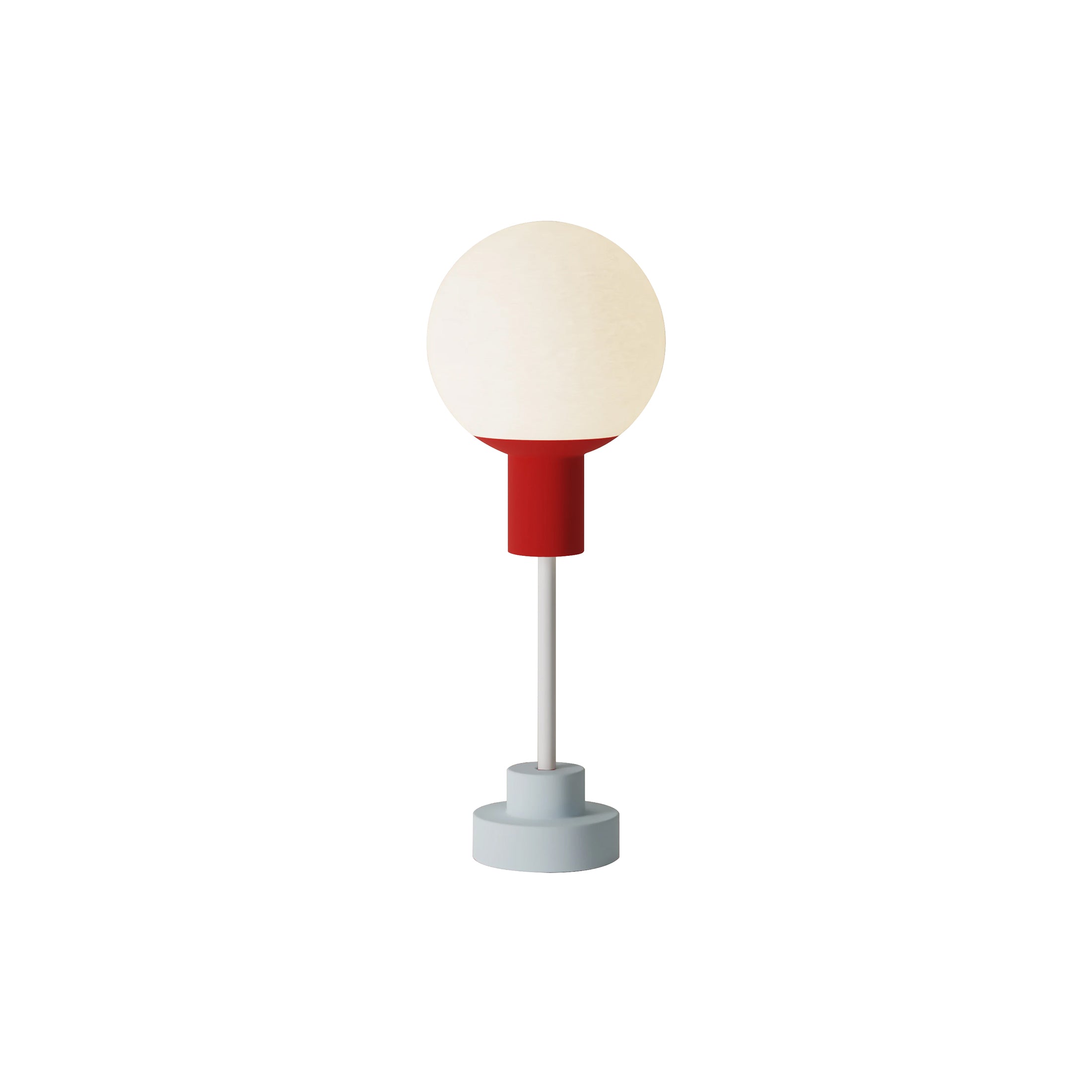 Rossi Table Light: Poppy + Lilac + White