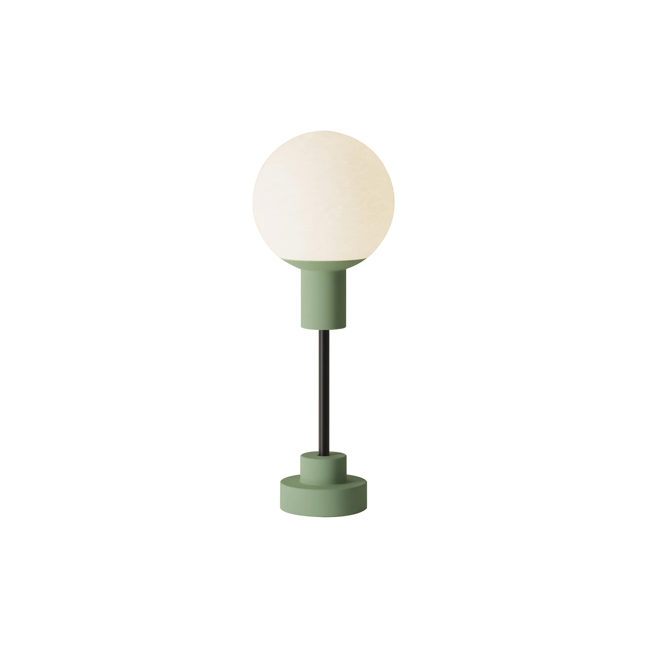 Rossi Table Light: Sage + Black