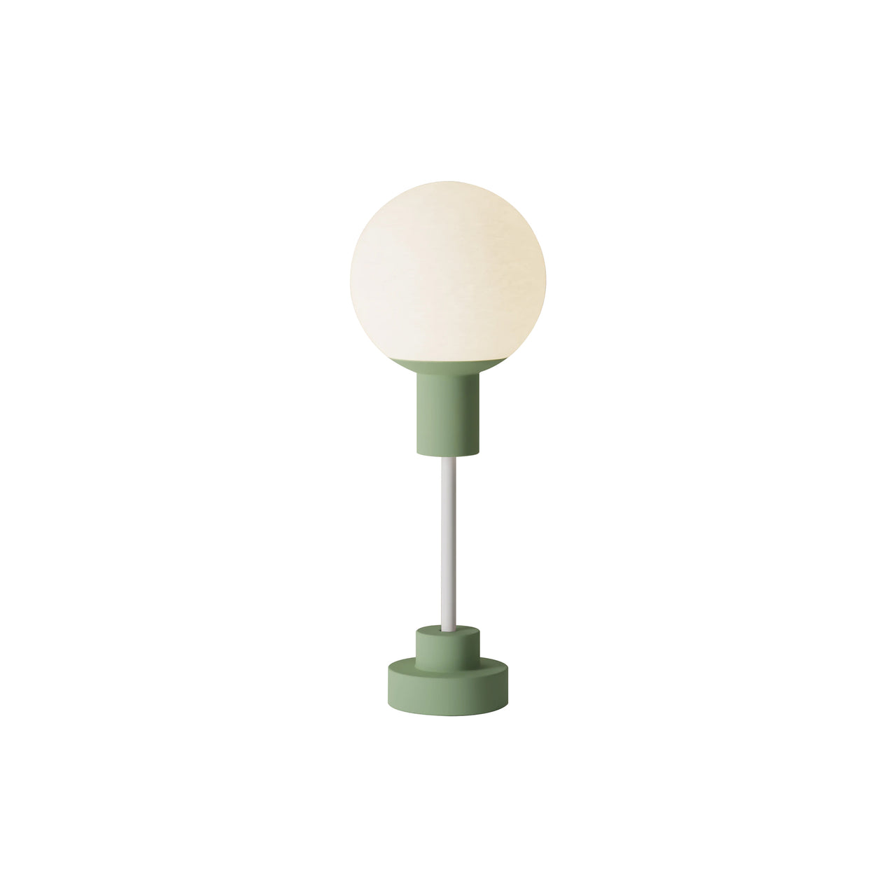 Rossi Table Light: Sage + White