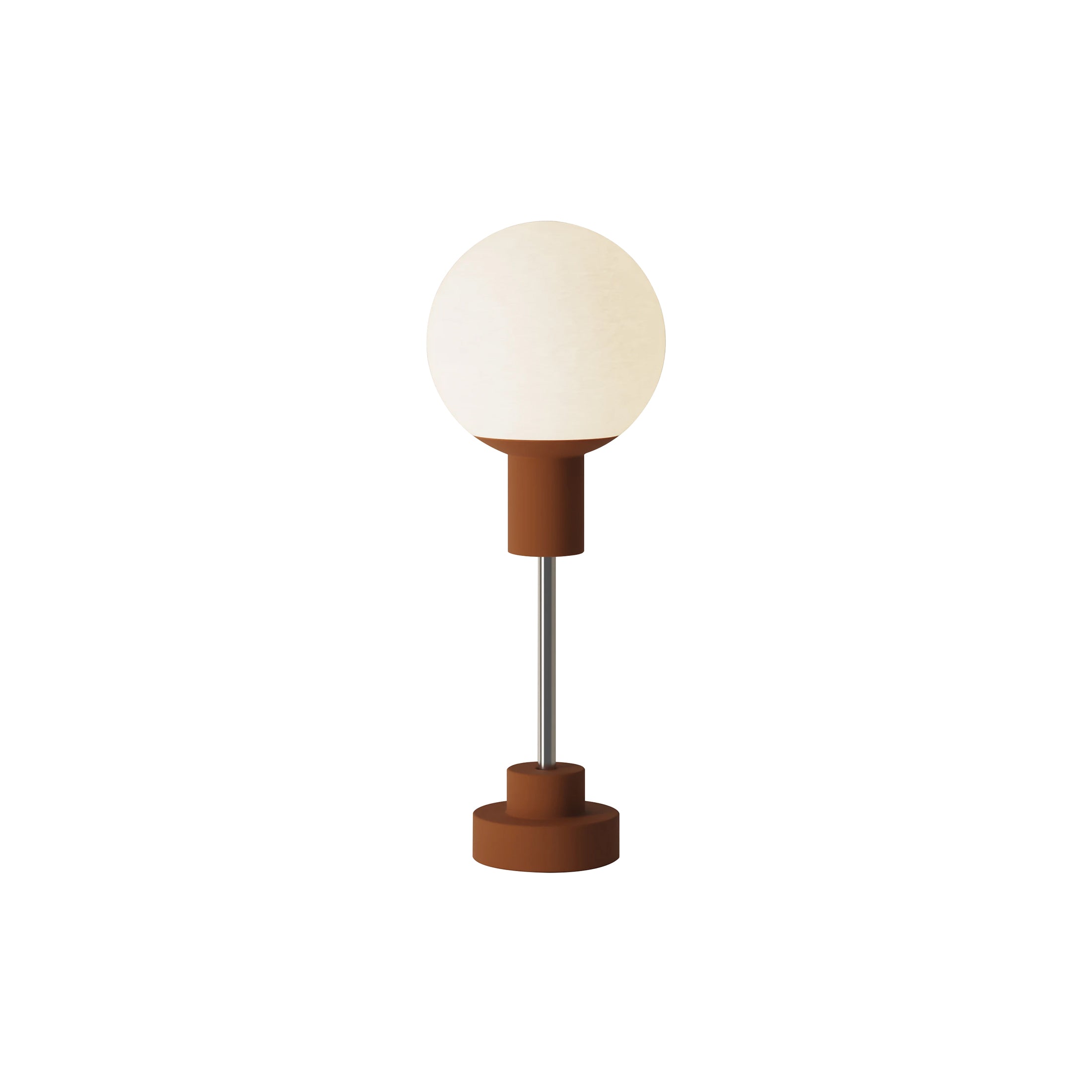 Rossi Table Light: Sedona + Chrome