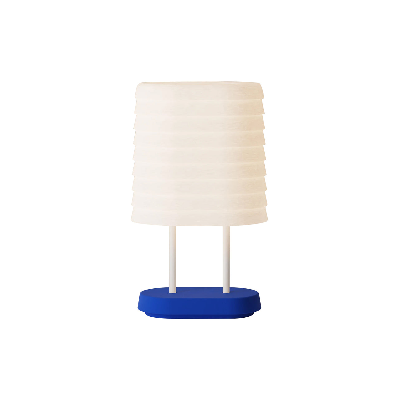 Persiana Table Light: Cobalt + White