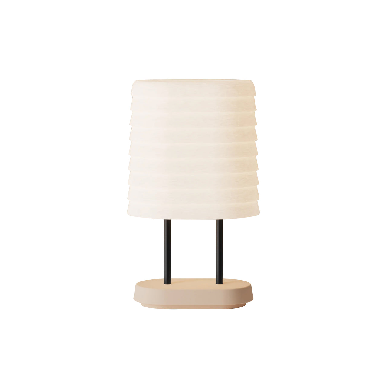 Persiana Table Light: Peach + Black