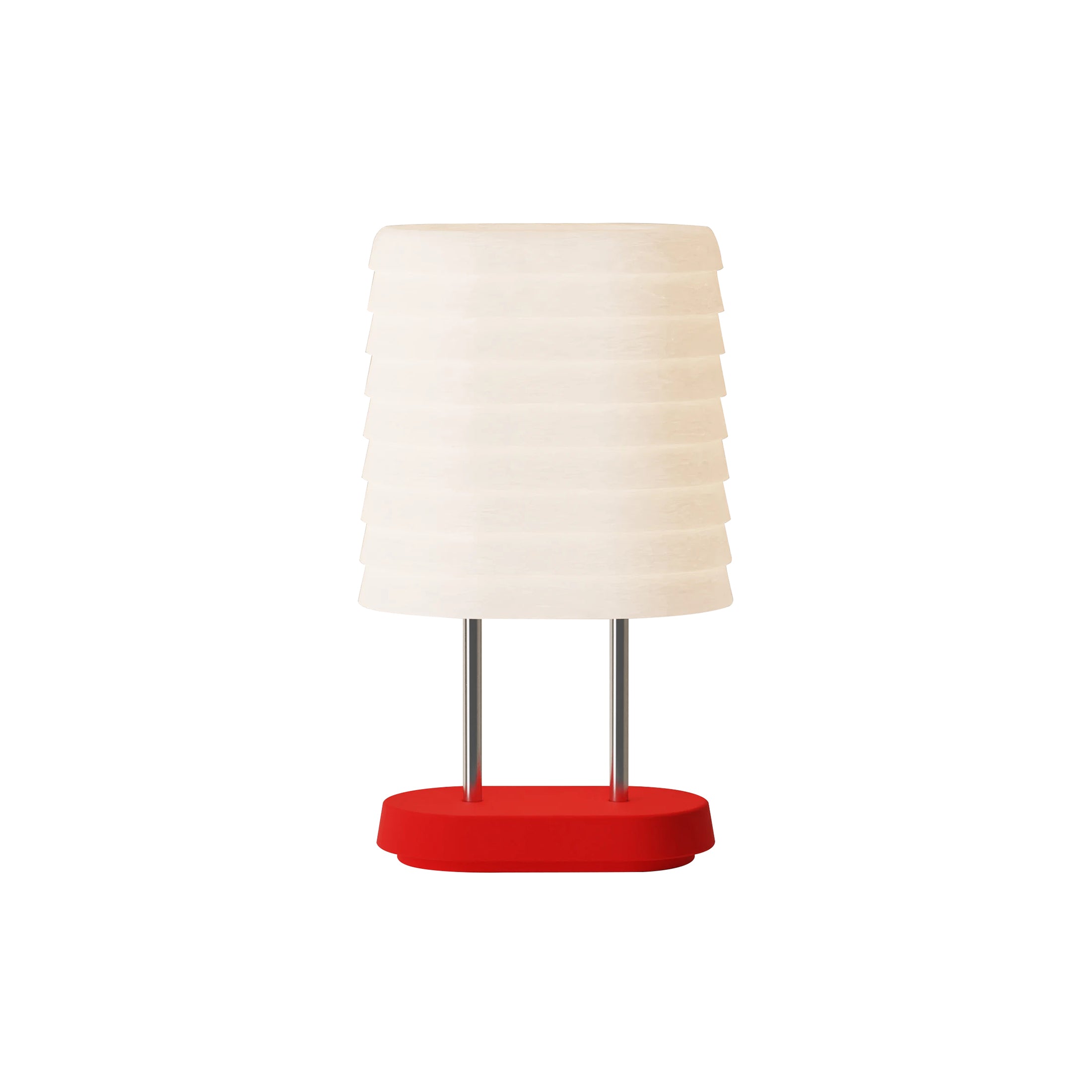 Persiana Table Light: Poppy + Chrome