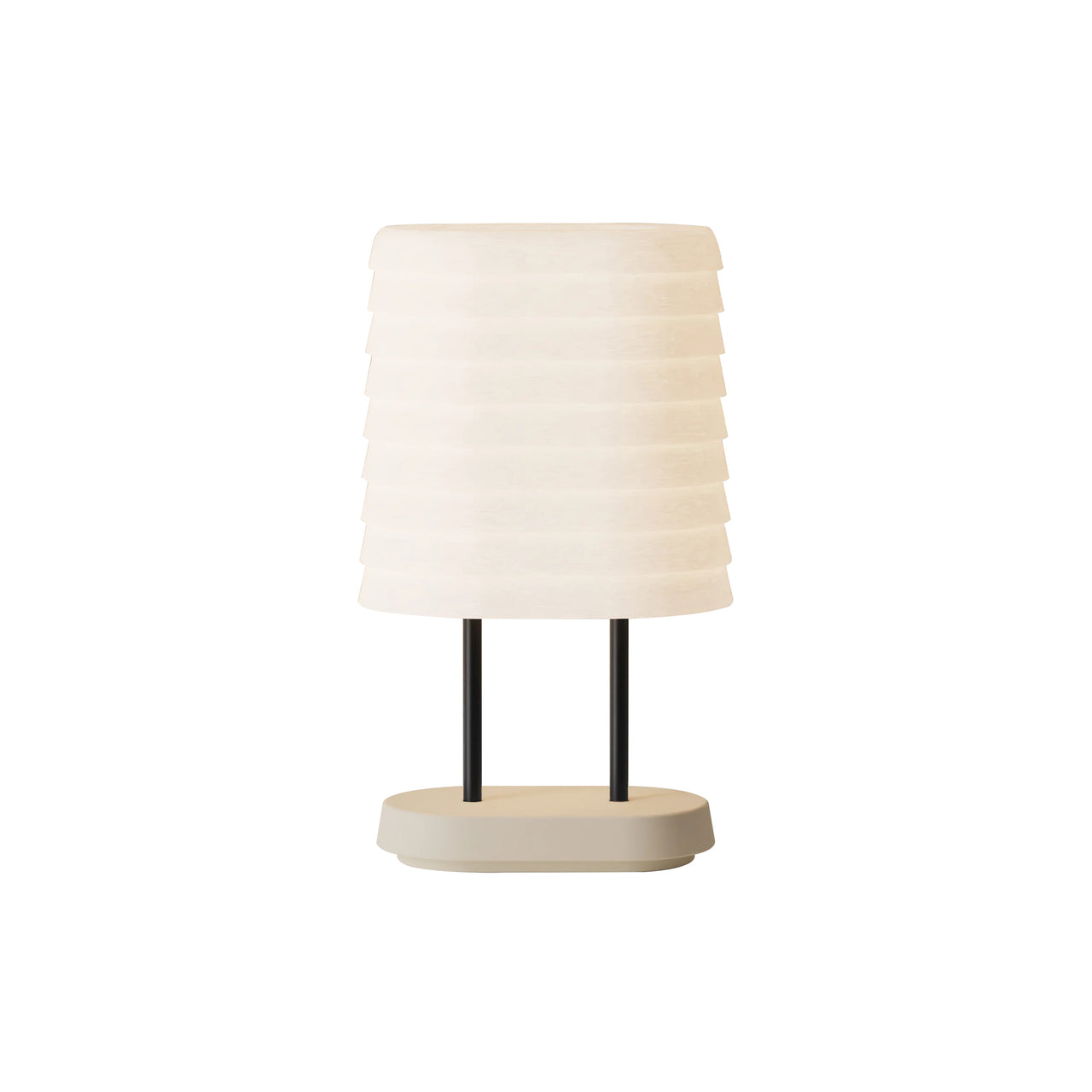 Persiana Table Light: Sand + Black