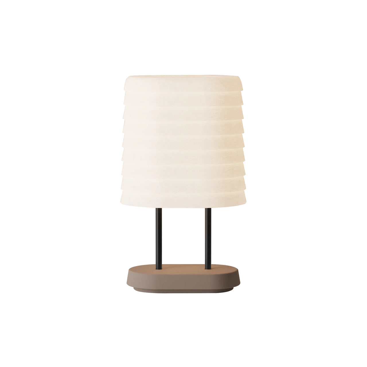 Persiana Table Light: Smoke + Black