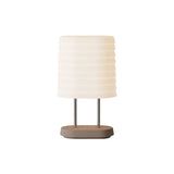 Persiana Table Light: Smoke + Chrome