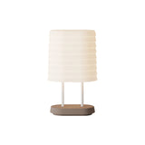 Persiana Table Light: Smoke + White
