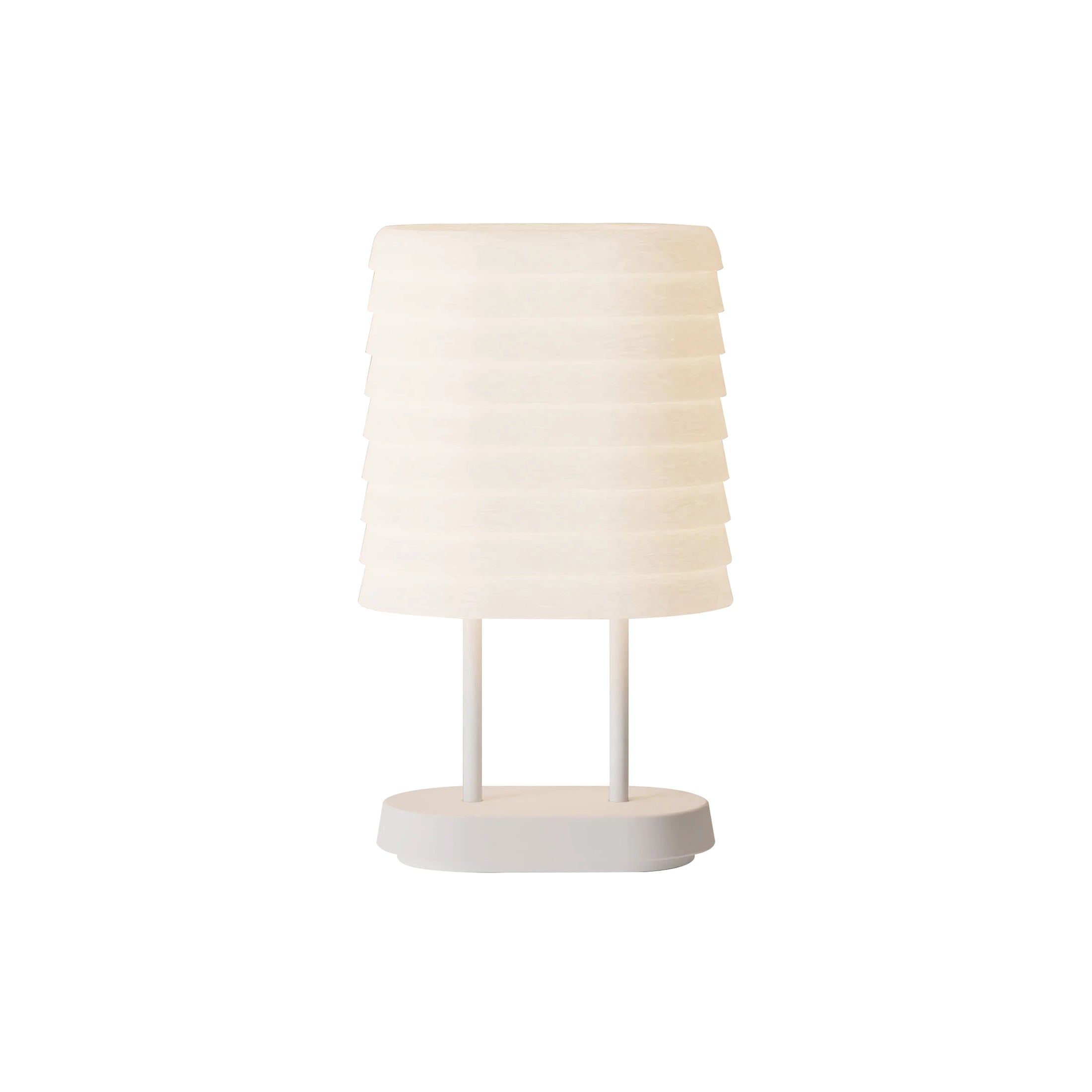 Persiana Table Light: Snow + White