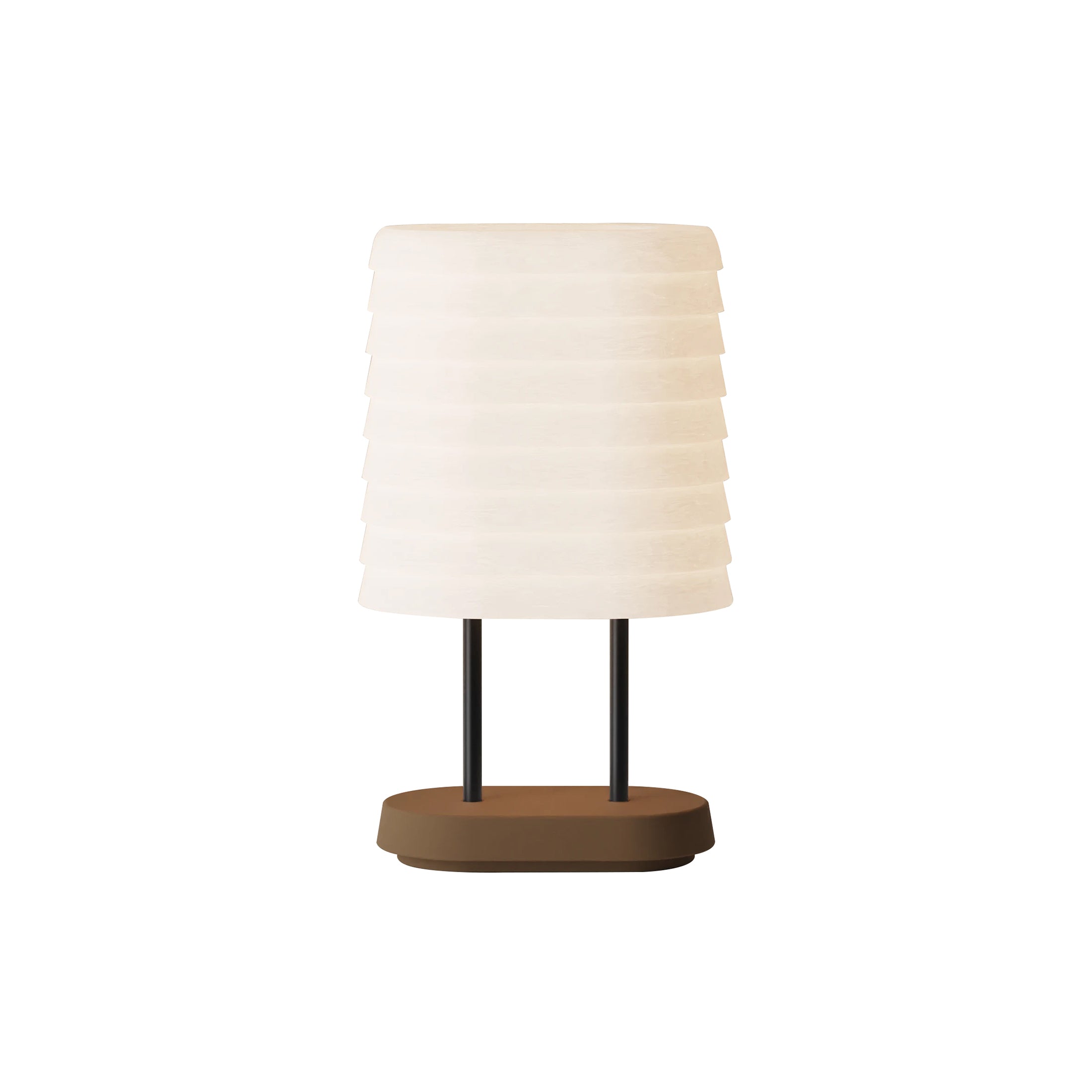 Persiana Table Light: Walnut+ Black