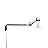 Lampe Gras N°203 Lamp: White + Copper + Round