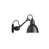 Lampe Gras N°304 Lamp with Switch: Black + Black + Round