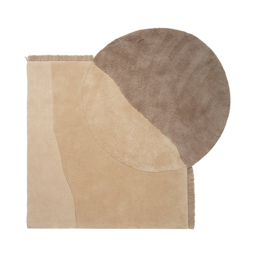 View Tufted Rug: Beige