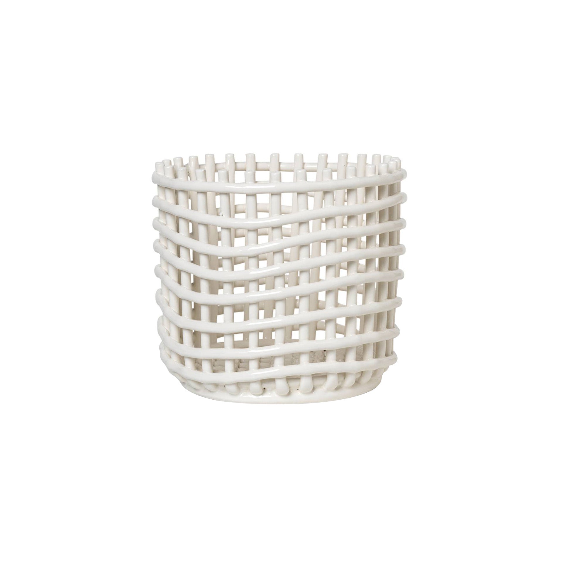 Ceramic Basket: Large - 8.3